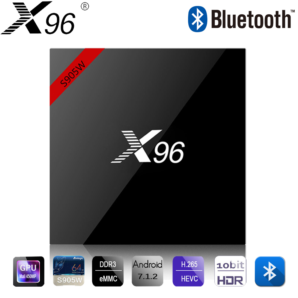 TIVI BOX ANDROID X96W RAM 2G HDD 16G BLUETOOTH