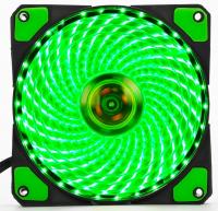 M21-Green-FAN LED 12CM COOLMOON 33 bong (mau xanh la cay)