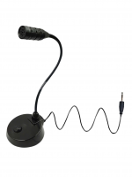 Microphone mini cho  máy tính thu âm. chat voice, học online để bàn HP-K7