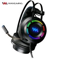 Tai nghe wangming 9800s chơi game có dây RGB 7.1 -USB