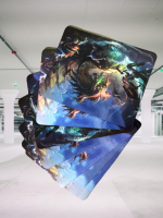 Lót chuột size 26x21cm dày 5 li-hình game-M06