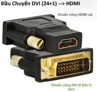 ĐẦU CHUYỂN DVI (24+1)SANG HDMI ĐÀU ÂM