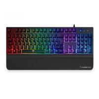 Bàn phím giả cơ chơi game EZONTEQ WEAVER E100 tặng đế kê tay có đèn nền RGB cho PC Mac Chơi game và làm việc