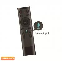 Chuột bay điều khiển giọng nói SANNY-MX5 sử dụng cho Smart TV, Android Box, PC, máy chiếu, cảm biến chuyển động 2,4G