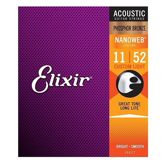 Bộ Dây Đàn Guitar Acoustic Elixir 16027