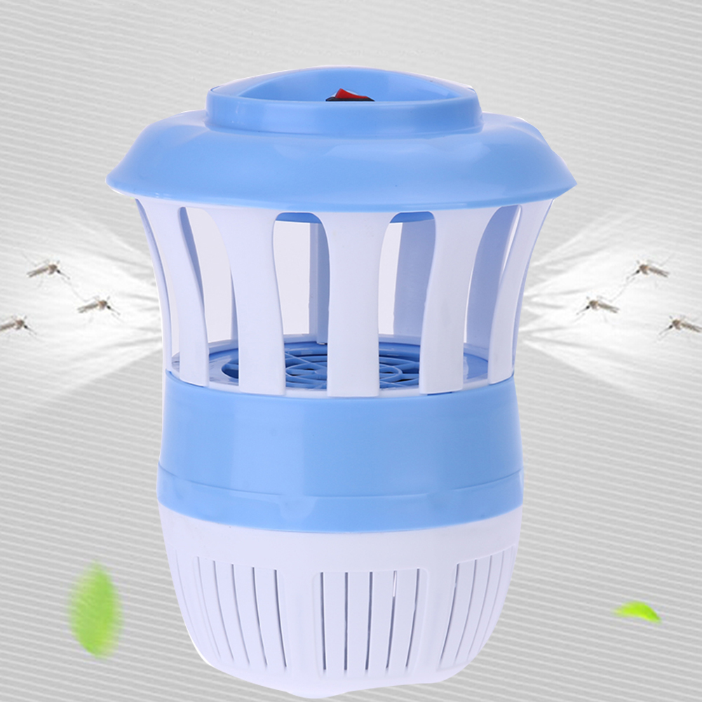 Blue/Pink USB Electric Mosquito Repeller Lamp Photocatalyst Mosquito Killer Fly Insect Killer Catcher Trap with Light