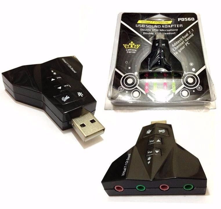 USB SOUND 7.1 hổ trợ 4 lổ 2 mic 2 tai nghe