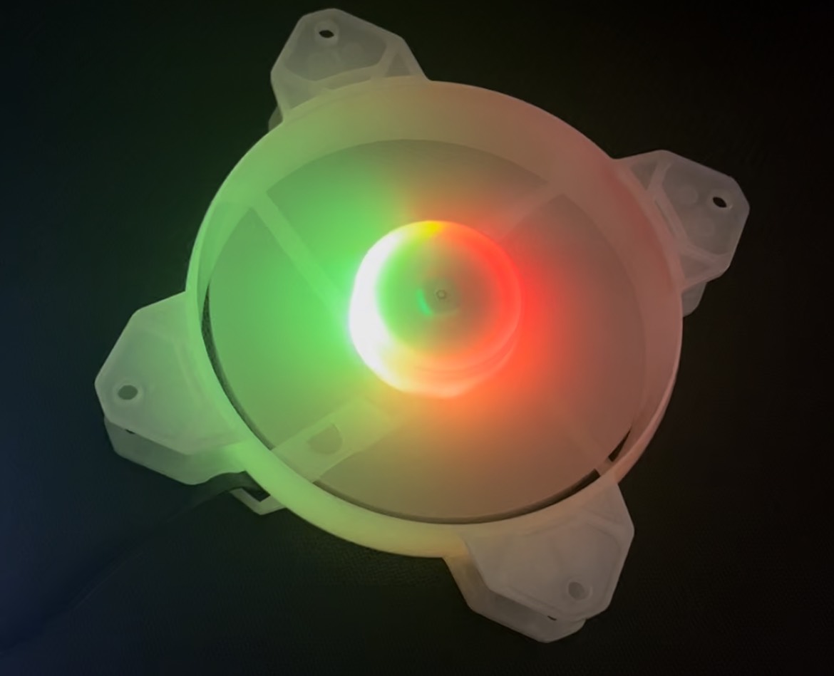 Quạt Tản Nhiệt, Fan Case Coolmoon Y2 Led RGB màu bao đẹp ( chạy đồng bộ hub led)
