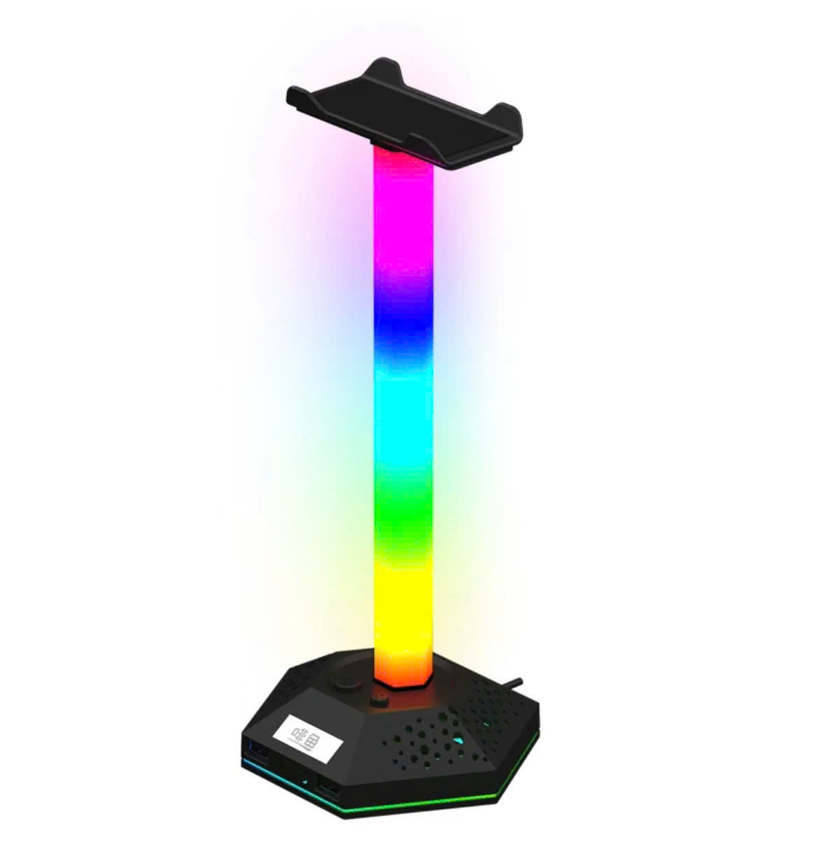 Nút nguồn giá treo tai nghe có Led RGB Y-106